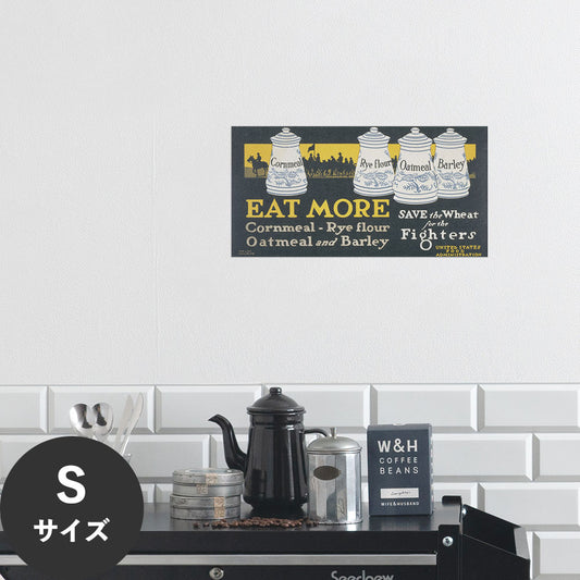 Hattan Art Poster ハッタンアートポスター Save the wheat for the fighters / HP-00357 Sサイズ(45cm×23cm)