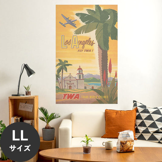 Hattan Art Poster ハッタンアートポスター Los Angeles - fly TWA! / HP-00492 LLサイズ(90cm×144cm)