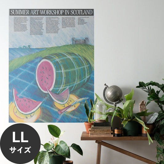 Hattan Art Poster ハッタンアートポスター Summer art workshop in Scotland / HP-00501 LLサイズ(90cm×120cm)