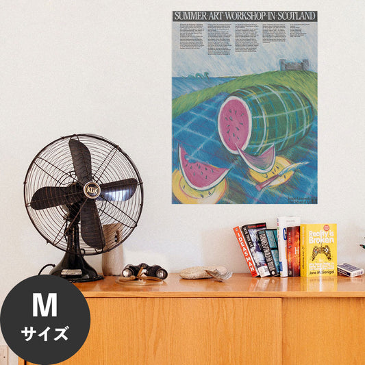 Hattan Art Poster ハッタンアートポスター Summer art workshop in Scotland / HP-00501 Mサイズ(45cm×60cm)
