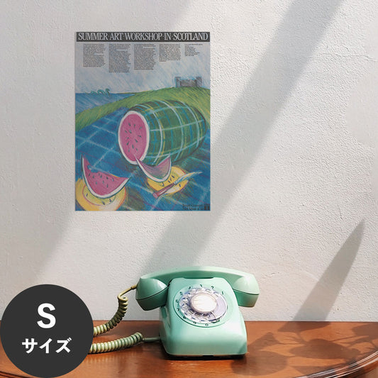 Hattan Art Poster ハッタンアートポスター Summer art workshop in Scotland / HP-00501 Sサイズ(34cm×45cm)