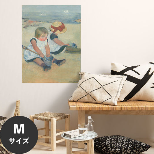 Hattan Art Poster ハッタンアートポスター Children Playing on the Beach / HP-00505 Mサイズ(45cm×60cm)