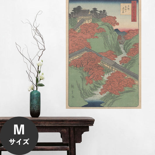 Hattan Art Poster ハッタンアートポスター 歌川広重 諸国名所百景 京都東福寺通天橋 / HP-00542 Mサイズ(45cm×67cm)