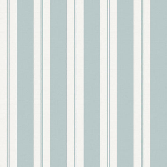 【サンプル】はがせる壁紙 のりなしタイプ アイビーストライプA NKH-ASA02 ライトブルー