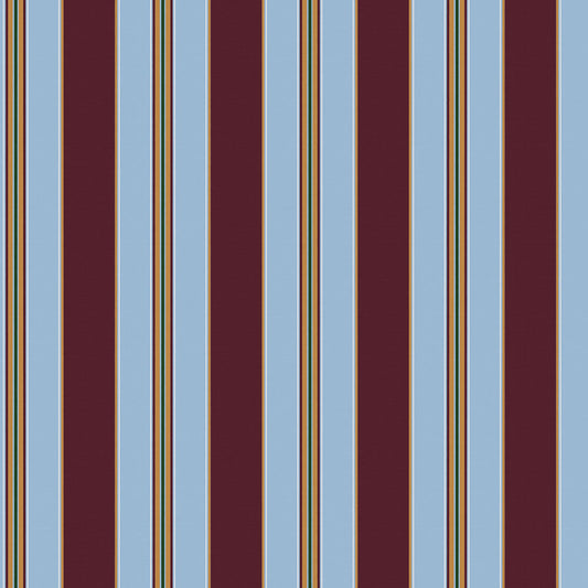 【サンプル】はがせる壁紙 のりなしタイプ アイビーストライプD NKH-ASD01 サックス