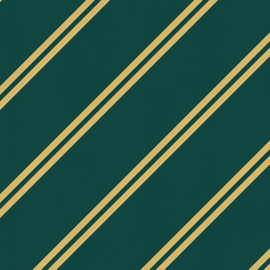 【サンプル】はがせる壁紙 のりなしタイプ アイビーストライプF NKH-ASF01 エバーグリーン×イエロー