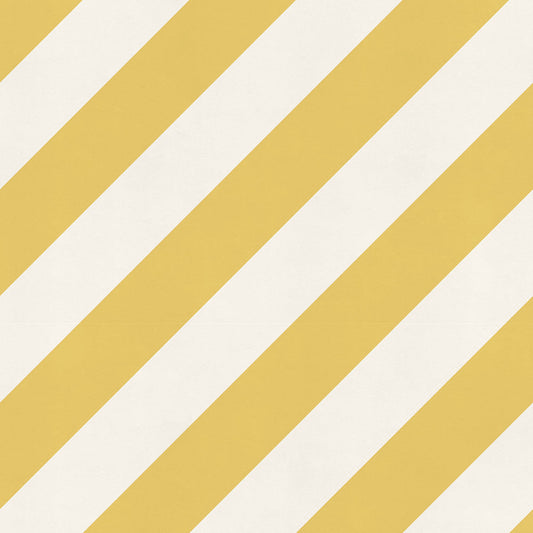 【サンプル】はがせる壁紙 のりなしタイプ キャンディストライプC NKH-CSC01 イエロー