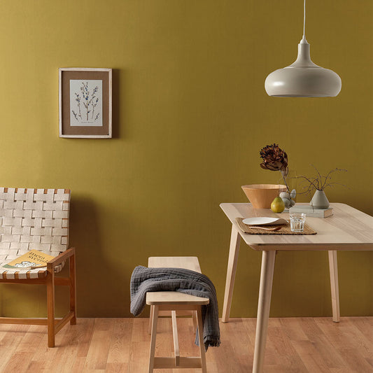 貼りやすいフリース壁紙(のりなし) クラシックトーン (49cm×3mサイズ) NKH-CT14 ハーベスト