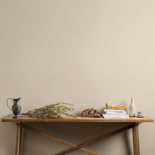 貼りやすいフリース壁紙(のりなし) クラシックトーン (49cm×3mサイズ) NKH-CT15 アーモンドミルク