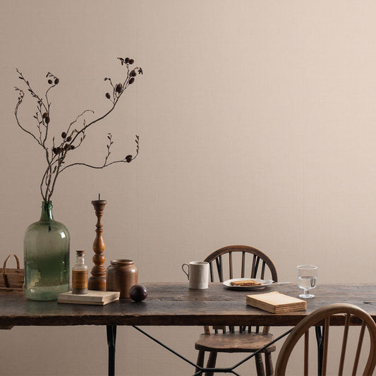 貼りやすいフリース壁紙(のりなし) クラシックトーン (49cm×3mサイズ) NKH-CT16 ピンクシャドウ