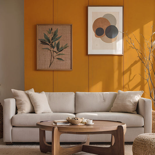 貼りやすいフリース壁紙(のりなし) ディープトーンパネル (49cm×3mサイズ) NKH-DT01 タイガーアイ