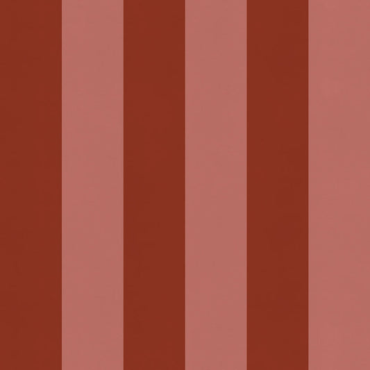 【サンプル】はがせる壁紙 のりなしタイプ ロンドンストライプW3 NKH-LS310 レッド×チェリー