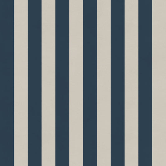 【サンプル】はがせる壁紙 のりなしタイプ ロンドンストライプW6 NKH-LS605 ネイビー