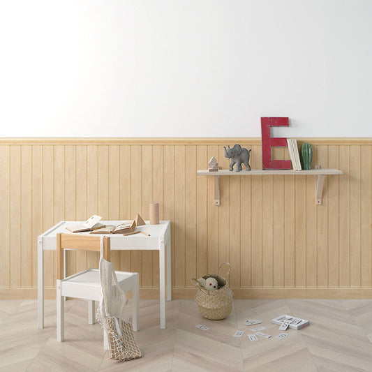 はがせる壁紙 シールタイプ ローワーウォールシート Lower wall sheet ブロックキッズ TKH-LWB01 プライウッド