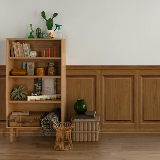 はがせる壁紙 シールタイプ レトロトレ ローワーウォールシート Lower wall sheet オールドライブラリー TRT-LWS05 ミディアム