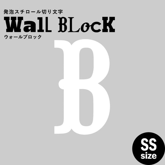 ウォールブロック SSサイズ / フォント10 B(大文字)