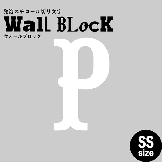 ウォールブロック SSサイズ / フォント10 P(大文字)