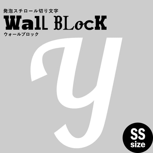 ウォールブロック SSサイズ / フォント11 Y(大文字)