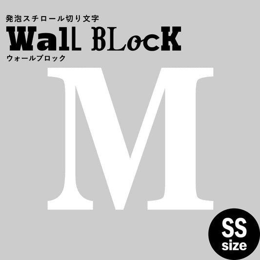 ウォールブロック SSサイズ / フォント12 M(大文字)