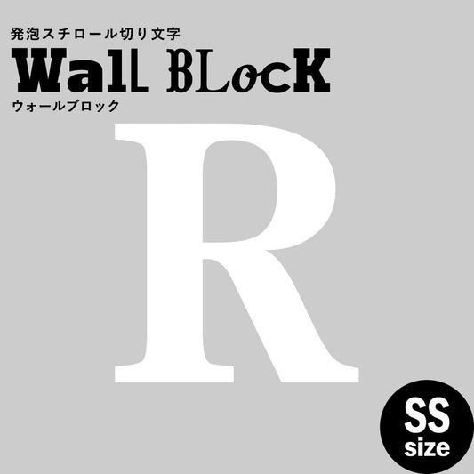 ウォールブロック SSサイズ / フォント12 R(大文字)