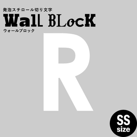 ウォールブロック SSサイズ / フォント13 R(大文字)