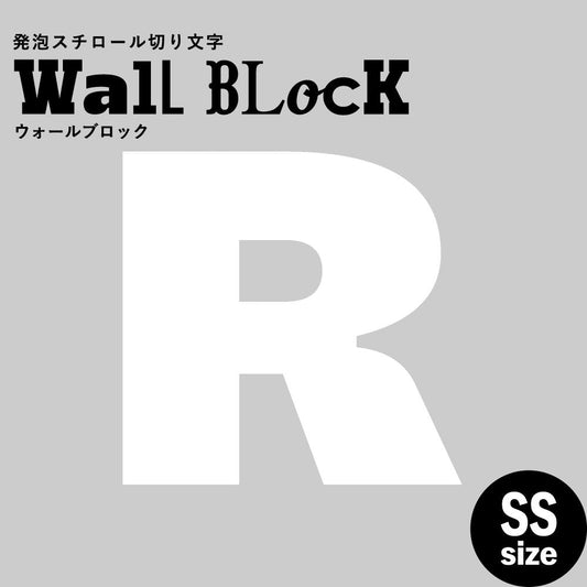 ウォールブロック SSサイズ / フォント8 R(大文字)