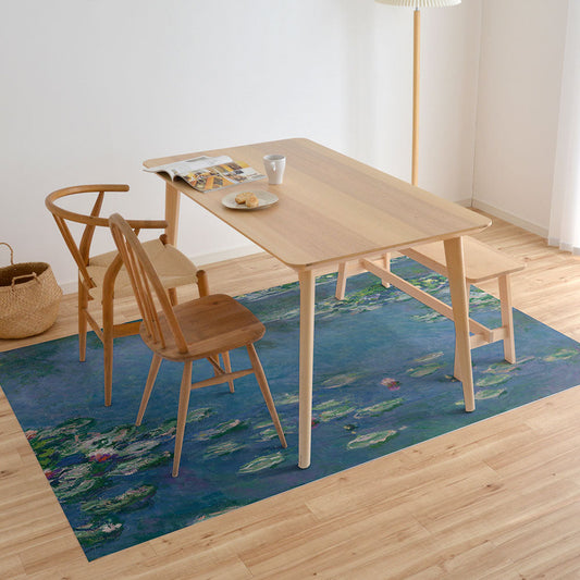 拭けるラグ 「Sheete me ! (シーテミー)」 150cm×220cm モネ Water Lilies