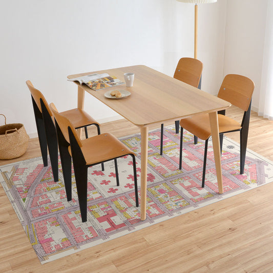 拭けるラグ 「Sheete me ! (シーテミー)」 150cm×220cm MAP 02