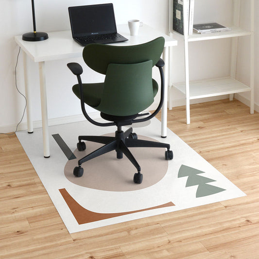 拭けるチェアマット 「Sheete me ! (シーテミー)」 110cm×150cm Forest