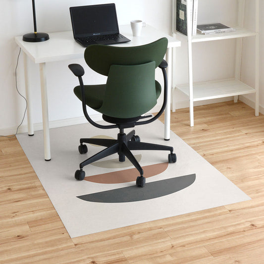 拭けるチェアマット 「Sheete me ! (シーテミー)」 110cm×150cm Moon