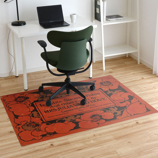 拭けるチェアマット 「Sheete me ! (シーテミー)」 110cm×150cm Is polite society polite & other essays