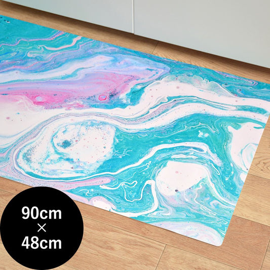 オリジナルキッチンマット 「Sheete me ! (シーテミー)」 90cm×48cm Acrylic Cosmo Type-A08