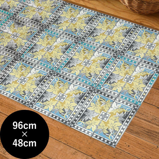 オリジナルキッチンマット 「Sheete me ! (シーテミー)」 96cm×48cm Louise Body ルイス・ボディ Grapevine