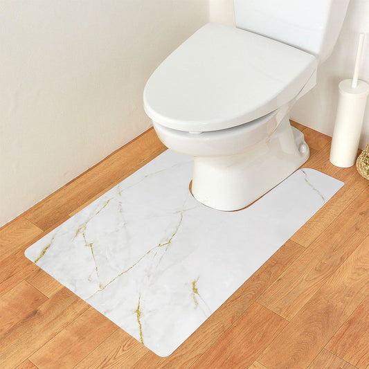 拭ける トイレマット Sheete me! シーテミー ロングタイプ 60cm×90cm ゴールドベイン