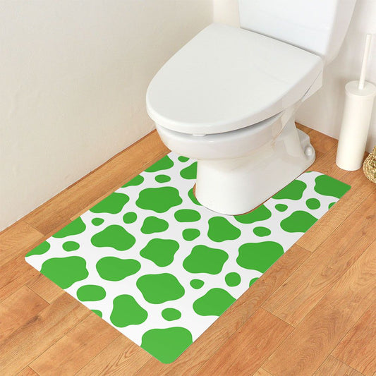 拭ける トイレマット Sheete me! シーテミー ロングタイプ 60cm×90cm モーモー グリーン