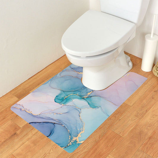 拭ける トイレマット Sheete me! シーテミー ロングタイプ 60cm×90cm ウォータリングドリーム W06