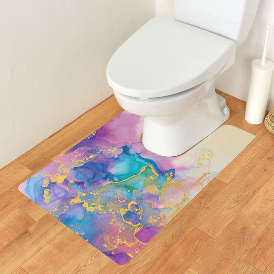 拭ける トイレマット Sheete me! シーテミー ロングタイプ 60cm×90cm ウォータリングドリーム W09