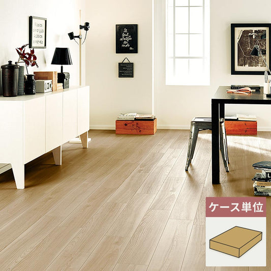 フロアタイル サンゲツ ウッド アッシュ 【1ケース(24枚入)単位で販売】 WD-2014