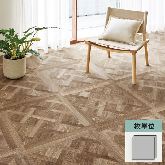 フロアタイル サンゲツ ウッド ドライパーケット 【1枚単位で販売】 WD-2121