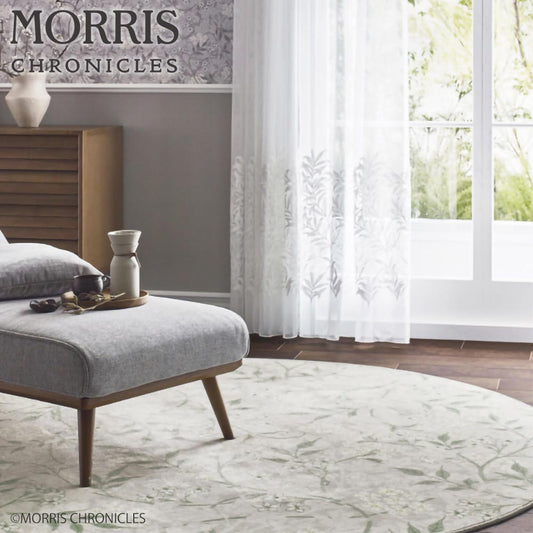 ラグ カーペット 絨毯 サンゲツ モリスクロニクルズ ウィリアムモリス MCG349M ジャスミン 200×200cm 円形