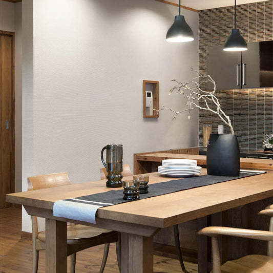 生のり付き【30mパック】お買い得 国産壁紙 クロス / リリカラ / 白の織物調 LB-9519