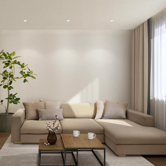 のりなし【1m単位切り売り】お買い得 国産壁紙 クロス / リリカラ / 白の織物調 LB-9524