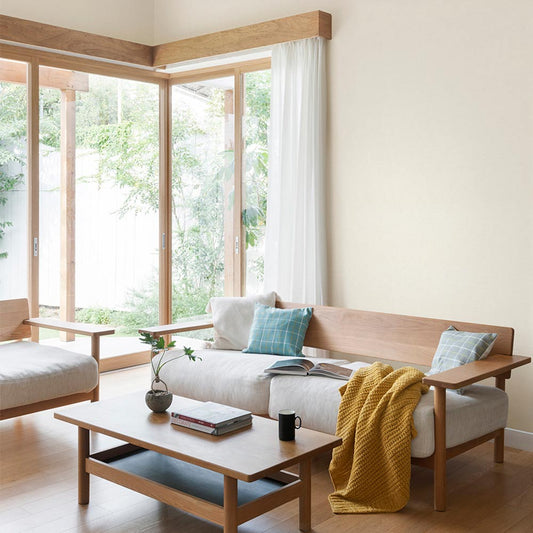 のりなし【50m巻】お買い得 国産壁紙 クロス / リリカラ / アイボリー LB-9563