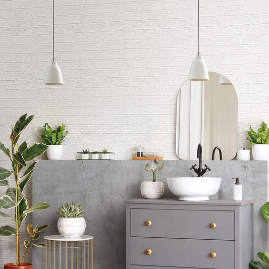 のりなし【50m巻】お買い得 国産壁紙 クロス / リリカラ / レンガ・タイル LB-9592