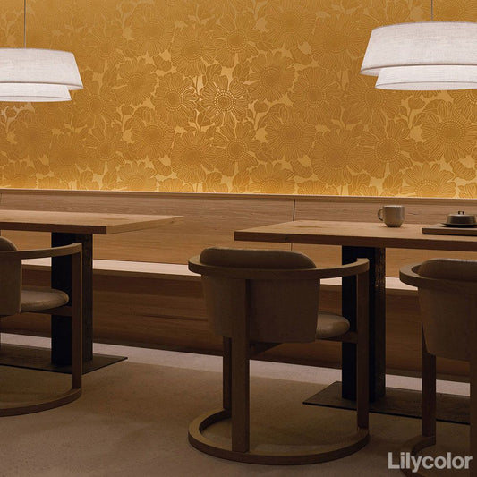 LL-6240 LW-145 壁紙 のり付き クロス / リリカラ / ライト 花柄【15m+施工道具セット】