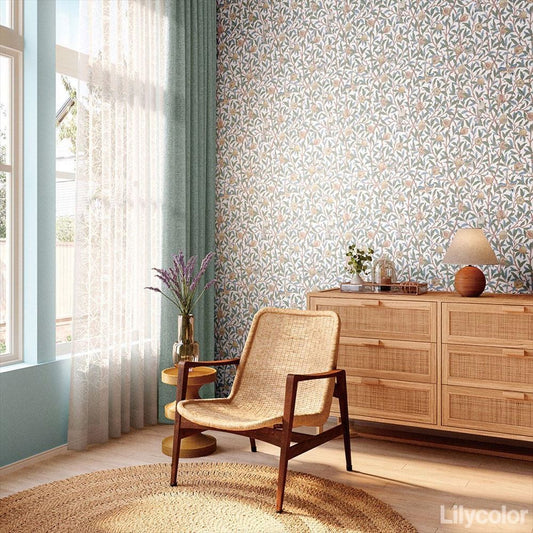 LL-6292 壁紙 のり付き クロス / リリカラ / ライト ウィリアム・モリス【10m+施工道具セット】
