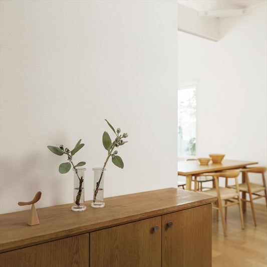 LL-6330 LV-2189 壁紙 のり付き クロス / リリカラ / ライト ホワイトの無地【15mパック】