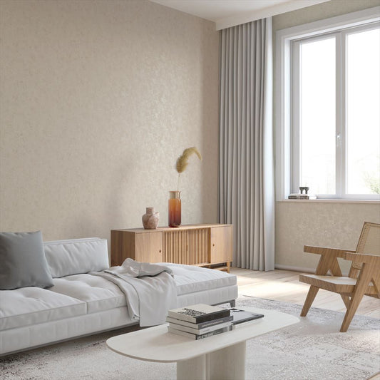 LL-6391 壁紙 のりなし クロス / リリカラ / ライト グレーの無地【1m単位切り売り】