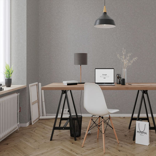 LL-6417 LV-2162 壁紙 のり付き クロス / リリカラ / ライト グレーの無地【15mパック】