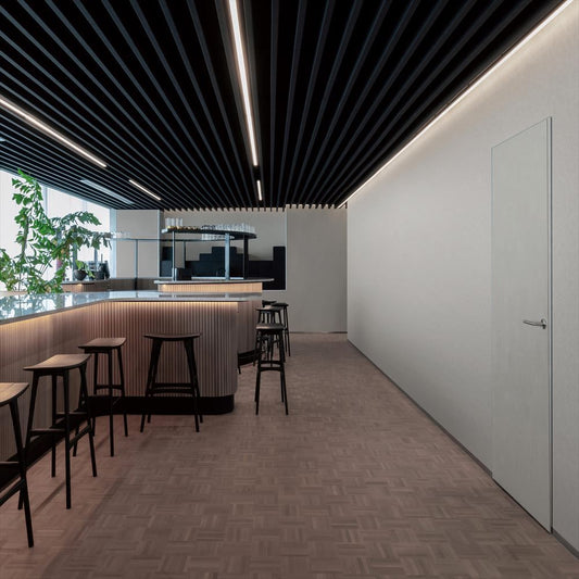 LLA-6054 壁紙 のりなし クロス / リリカラ / ライト グレーの無地【1m単位切り売り】